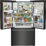 Frigidaire Gallery 22.6 Cu. Ft. Counter-Depth French Door Refrigerator Black Stainless Steel from Kings Outlet