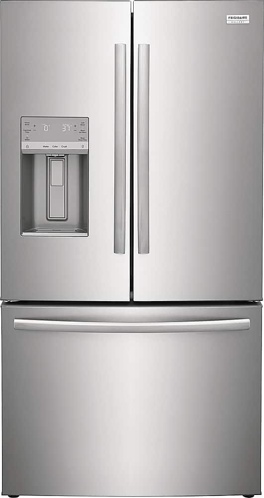 Frigidaire Gallery 27.8 Cu. Ft. French Door Refrigerator Adjustable Temp Drawer Smudge Proof Stainless from Kings Outlet