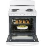 GE 5.0 Cu. Ft. Freestanding Electric Range White from Kings Outlet