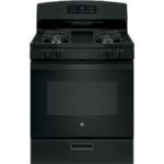 GE 4.8 Cu. Ft. Freestanding Gas Range Black from Kings Outlet
