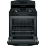 GE 4.8 Cu. Ft. Freestanding Gas Range Black from Kings Outlet