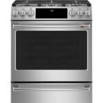 Café 5.6 Cu. Ft. Slide-In Gas Convection Range Customizable Stainless Steel from Kings Outlet