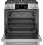 Café 5.6 Cu. Ft. Slide-In Gas Convection Range Customizable Stainless Steel from Kings Outlet