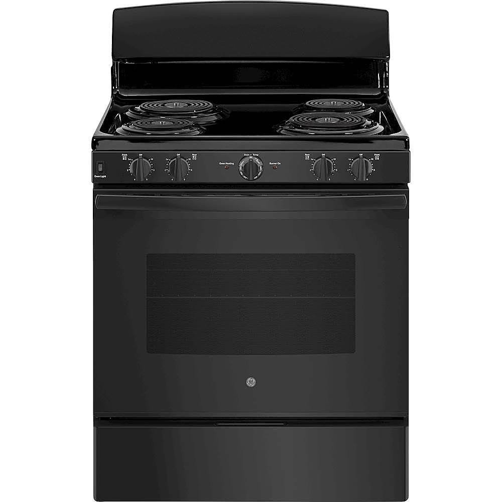 GE 5.0 Cu. Ft. Freestanding Electric Range Black from Kings Outlet
