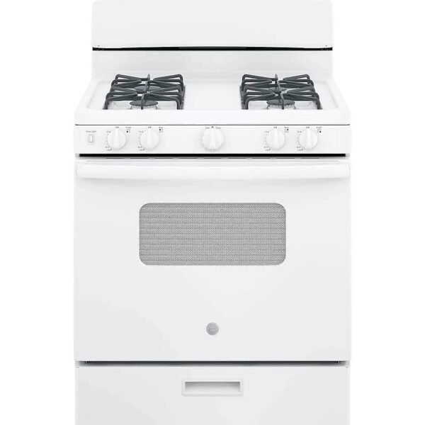 GE 4.8 Cu. Ft. Freestanding Gas Range White from Kings Outlet