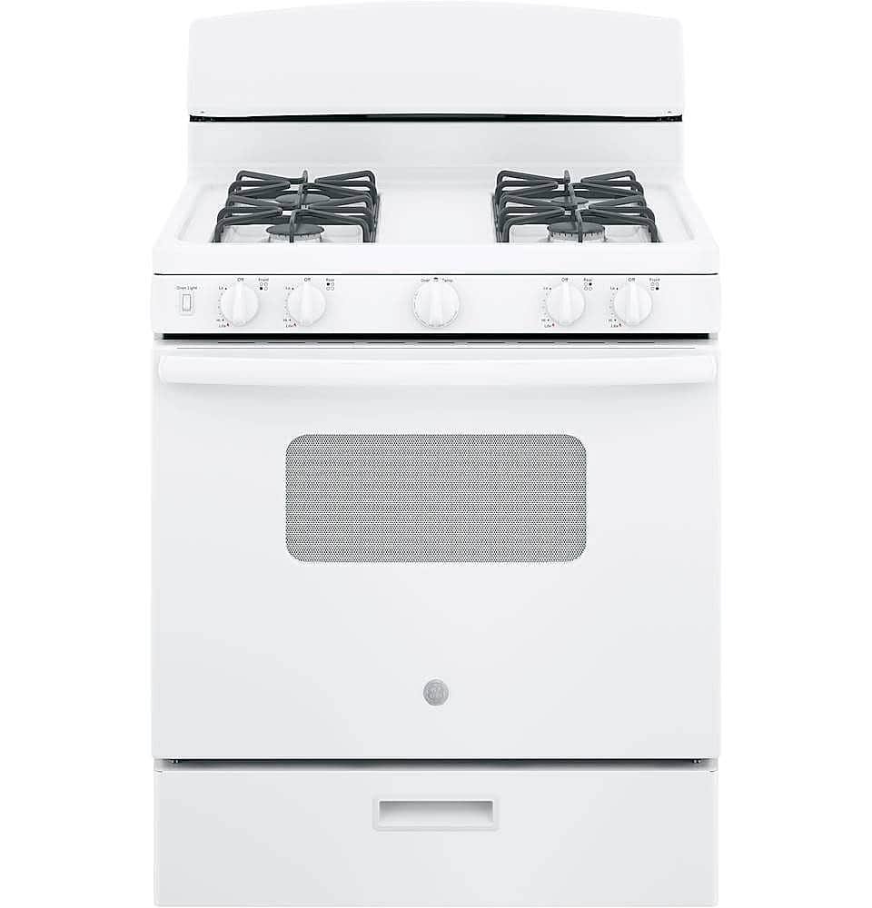 GE 4.8 Cu. Ft. Freestanding Gas Range White from Kings Outlet