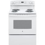 GE 5.0 Cu. Ft. Self-Cleaning Freestanding Electric Range White from Kings Outlet