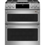 Café 6.7 Cu. Ft. Slide-In Double Oven Gas True Convection Range Built-In Wi-Fi Customizable from Kings Outlet