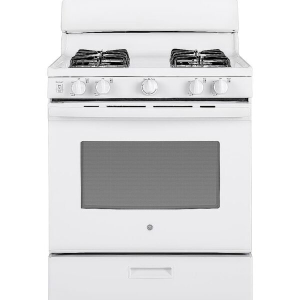 GE 4.8 Cu. Ft. Freestanding Gas Range White from Kings Outlet