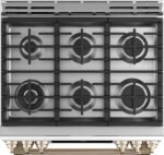 Café 5.6 Cu. Ft. Slide-In Gas Convection Range Customizable Matte White from Kings Outlet