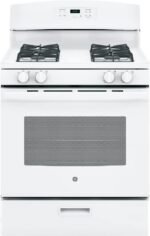 GE 4.8 Cu. Ft. Freestanding Gas Range White from Kings Outlet