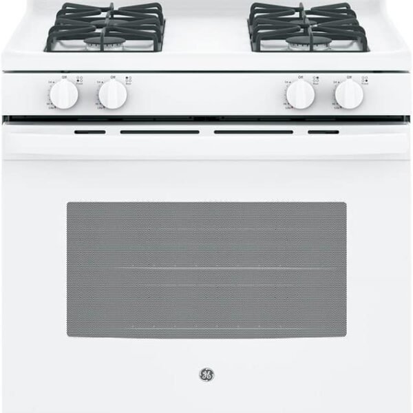 GE 4.8 Cu. Ft. Freestanding Gas Range White from Kings Outlet