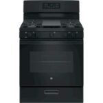 GE 5.0 Cu. Ft. Freestanding Gas Range Black from Kings Outlet