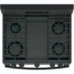 GE 5.0 Cu. Ft. Freestanding Gas Range Black from Kings Outlet