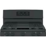 GE 5.0 Cu. Ft. Freestanding Gas Range Black from Kings Outlet