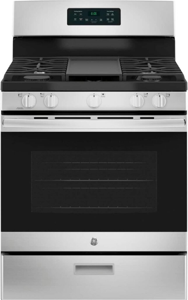 GE 5.0 Cu. Ft. Freestanding Gas Range Stainless Steel from Kings Outlet