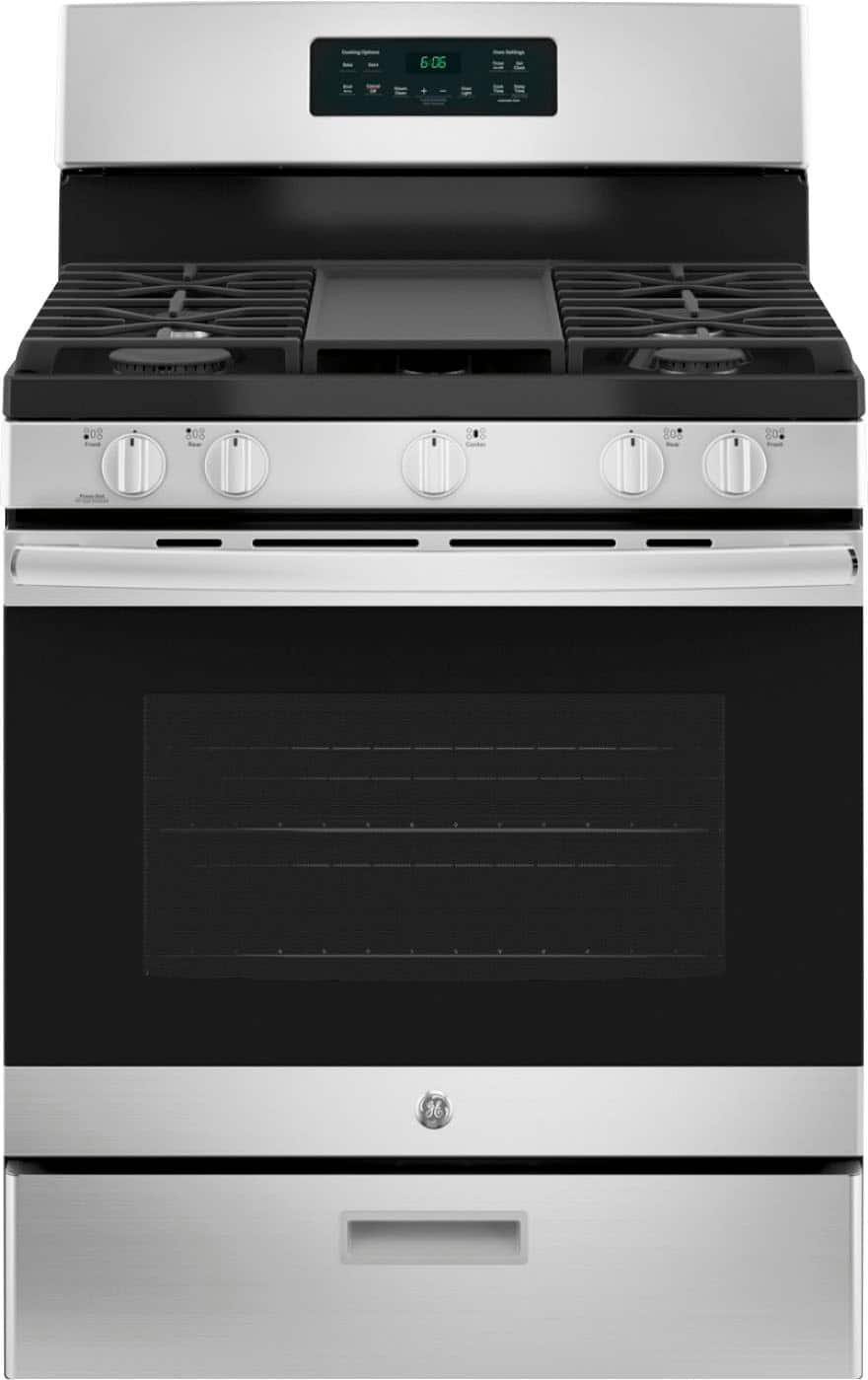 Kings Outlet GE 5.0 Cu. Ft. Freestanding Gas Range Stainless Steel GE 5.0 Cu. Ft. Freestanding Gas Range Stainless Steel from Kings Outlet