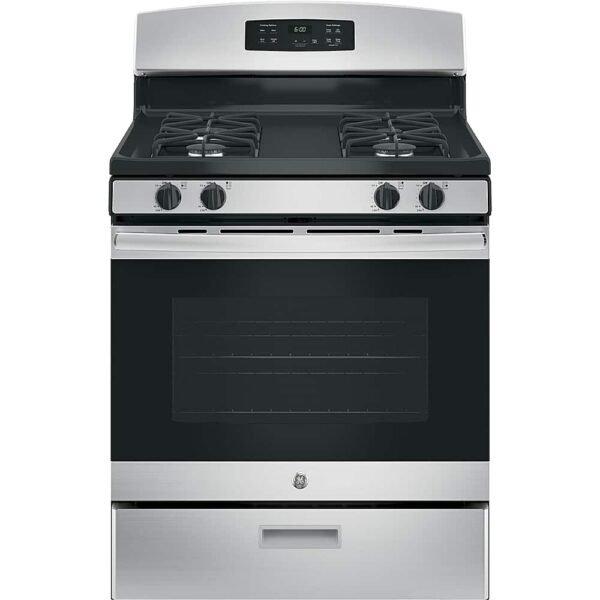 GE 4.8 Cu. Ft. Freestanding Gas Range Stainless Steel from Kings Outlet