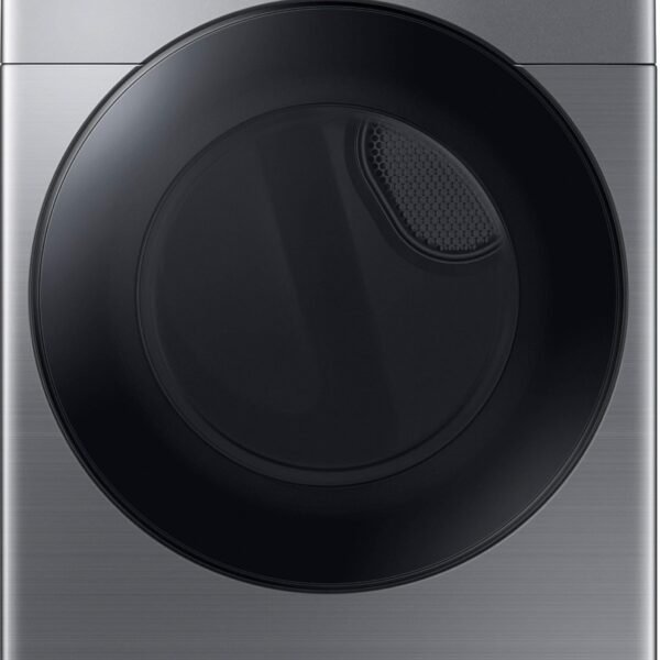 Samsung 7.5 Cu. Ft. Stackable Smart Electric Dryer Steam Sanitize+ Platinum from Kings Outlet