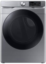 Samsung 7.5 Cu. Ft. Stackable Smart Electric Dryer Steam Sanitize+ Platinum from Kings Outlet
