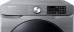 Samsung 7.5 Cu. Ft. Stackable Smart Electric Dryer Steam Sanitize+ Platinum from Kings Outlet