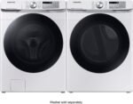Samsung 7.5 Cu. Ft. Stackable Smart Electric Dryer Steam Sanitize+ White from Kings Outlet
