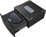 LG SideKick 1.0 Cu. Ft. High-Efficiency Top Load Pedestal Washer 3-Motion Technology Black Steel from Kings Outlet