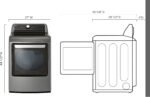 LG 7.3 Cu. Ft. Smart Electric Dryer EasyLoad Door Graphite Steel from Kings Outlet