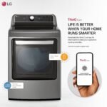 LG 7.3 Cu. Ft. Smart Electric Dryer EasyLoad Door Graphite Steel from Kings Outlet