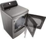 LG 7.3 Cu. Ft. Smart Electric Dryer EasyLoad Door Graphite Steel from Kings Outlet