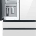 Samsung BESPOKE 29 cu. ft. 4-Door French Door Smart Refrigerator Beverage Center Custom Panel from Kings Outlet