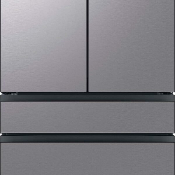 Samsung BESPOKE 29 cu. ft. 4-Door French Door Smart Refrigerator Beverage Center Stainless Steel from Kings Outlet
