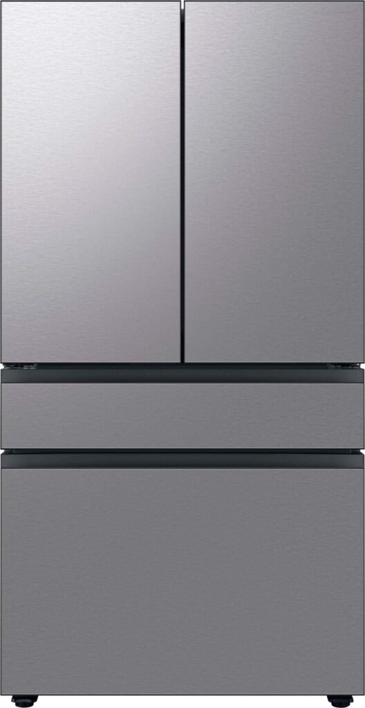 Samsung BESPOKE 23 cu. ft. 4-Door French Door Counter Depth Smart Refrigerator Beverage Center from Kings Outlet