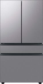 Samsung BESPOKE 23 cu. ft. 4-Door French Door Counter Depth Smart Refrigerator Beverage Center from Kings Outlet