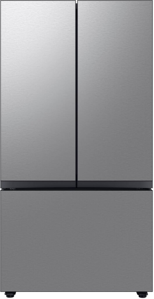 Samsung BESPOKE 24 cu. ft. 3-Door French Door Counter Depth Smart Refrigerator AutoFill Water from Kings Outlet