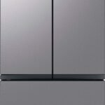 Samsung BESPOKE 30 cu. ft. 3-Door French Door Smart Refrigerator Beverage Center Stainless Steel from Kings Outlet