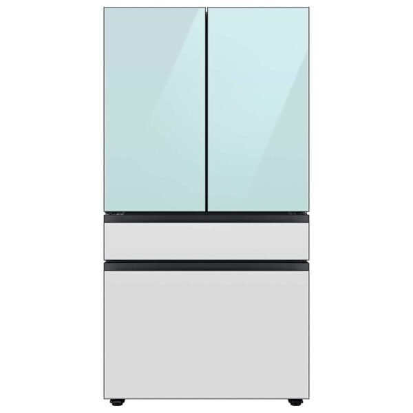 Samsung BESPOKE 29 cu. ft 4-Door French Door Smart Refrigerator Beverage Center Morning Blue from Kings Outlet