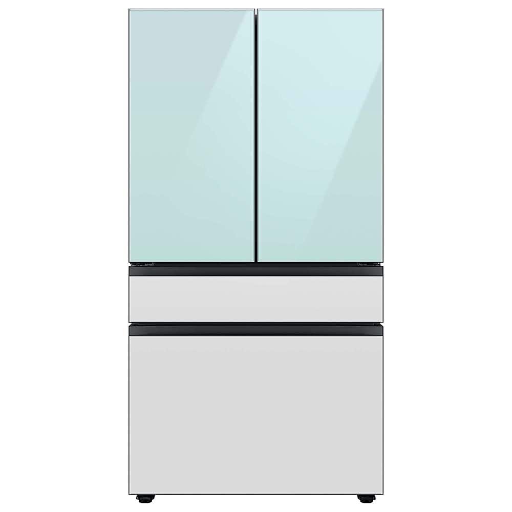 Samsung BESPOKE 29 cu. ft 4-Door French Door Smart Refrigerator Beverage Center Morning Blue from Kings Outlet