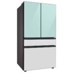 Samsung BESPOKE 29 cu. ft 4-Door French Door Smart Refrigerator Beverage Center Morning Blue from Kings Outlet