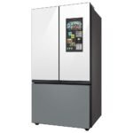 Samsung BESPOKE 30 cu. ft 3-Door French Door Smart Refrigerator Family Hub Gray Glass from Kings Outlet