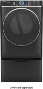 GE 16" Laundry Pedestal Storage Drawer Select Washers Dryers Carbon Graphite from Kings Outlet