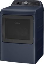GE Profile 7.3 Cu. Ft. Smart Gas Dryer Fabric Refresh Steam Washer Link Sapphire from Kings Outlet