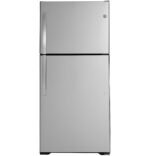 GE 19.2 Cu. Ft. Top-Freezer Refrigerator Garage Ready Performance Stainless Steel from Kings Outlet