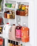 GE 21.9 Cu. Ft. Top-Freezer Refrigerator Garage Ready Performance Stainless Steel from Kings Outlet
