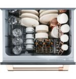 Café 24" Top Control Built-In Double Drawer Dishwasher Customizable Matte White from Kings Outlet