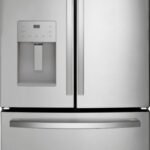 GE 25.6 Cu. Ft. French Door Refrigerator Space-Saving Ice Maker Stainless Steel from Kings Outlet