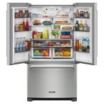 KitchenAid 20 Cu. Ft. French Door Counter-Depth Refrigerator Interior Water Dispenser Stainless Steel from Kings Outlet