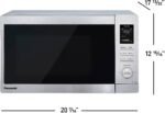 Panasonic NN-SV79MS 1.4 Cu. Ft. Countertop Microwave Oven Inverter Technology Alexa compatibility Stainless Steel from Kings Outlet