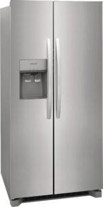 Frigidaire 22.3 Cu. Ft. Side-by-Side Refrigerator Stainless Steel from Kings Outlet