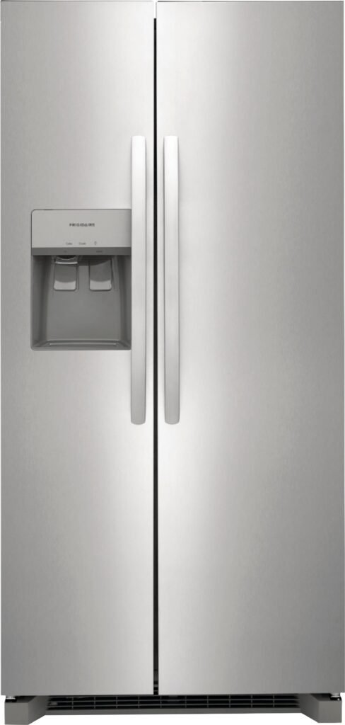 Frigidaire 22.3 Cu. Ft. Side-by-Side Refrigerator Stainless Steel from Kings Outlet